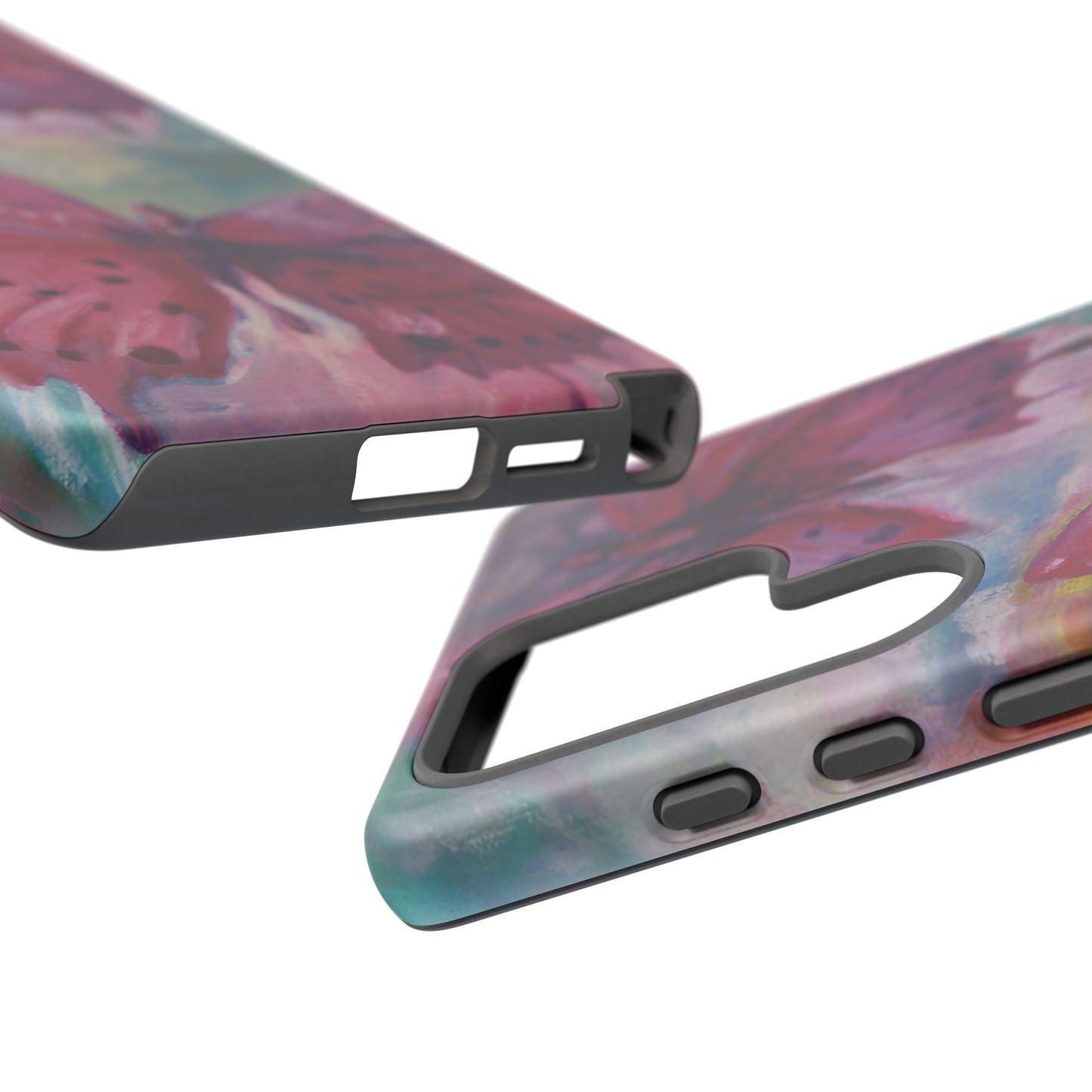 Pink Butterfly Case - Tough Cases, Cute Phone Cover, Nature Lover Gift, Vibrant