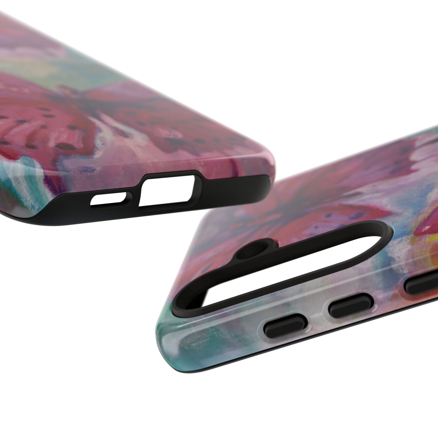 Pink Butterfly Case - Tough Cases, Cute Phone Cover, Nature Lover Gift, Vibrant