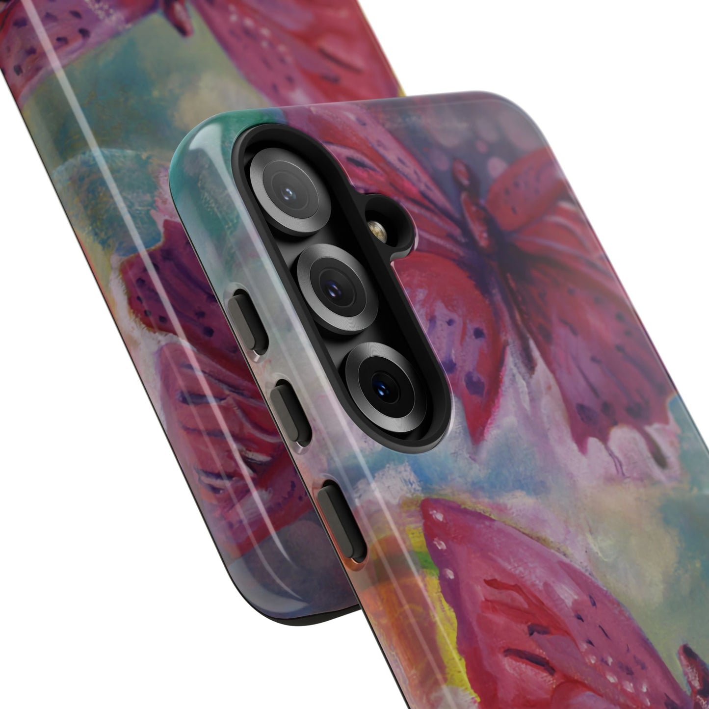 Pink Butterfly Case - Tough Cases, Cute Phone Cover, Nature Lover Gift, Vibrant