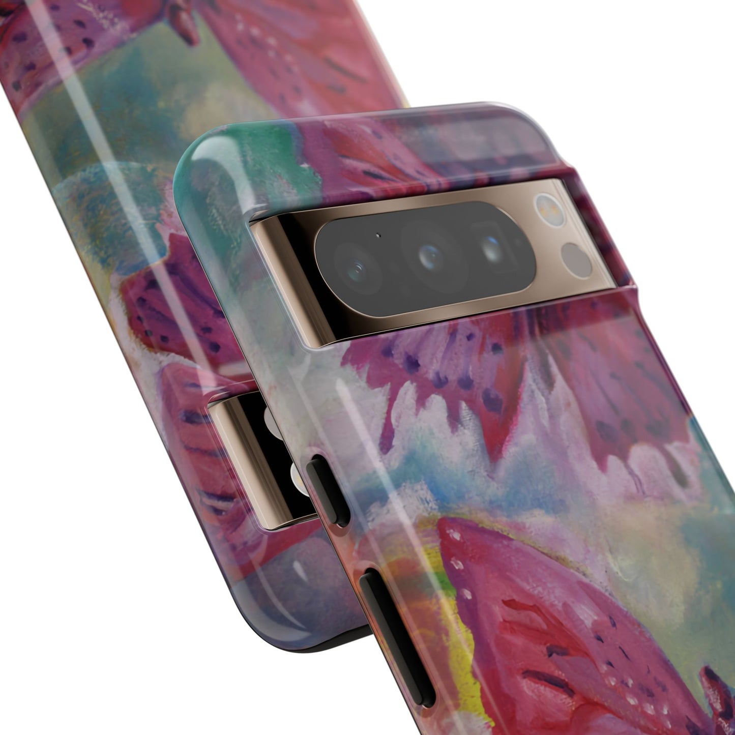 Pink Butterfly Case - Tough Cases, Cute Phone Cover, Nature Lover Gift, Vibrant