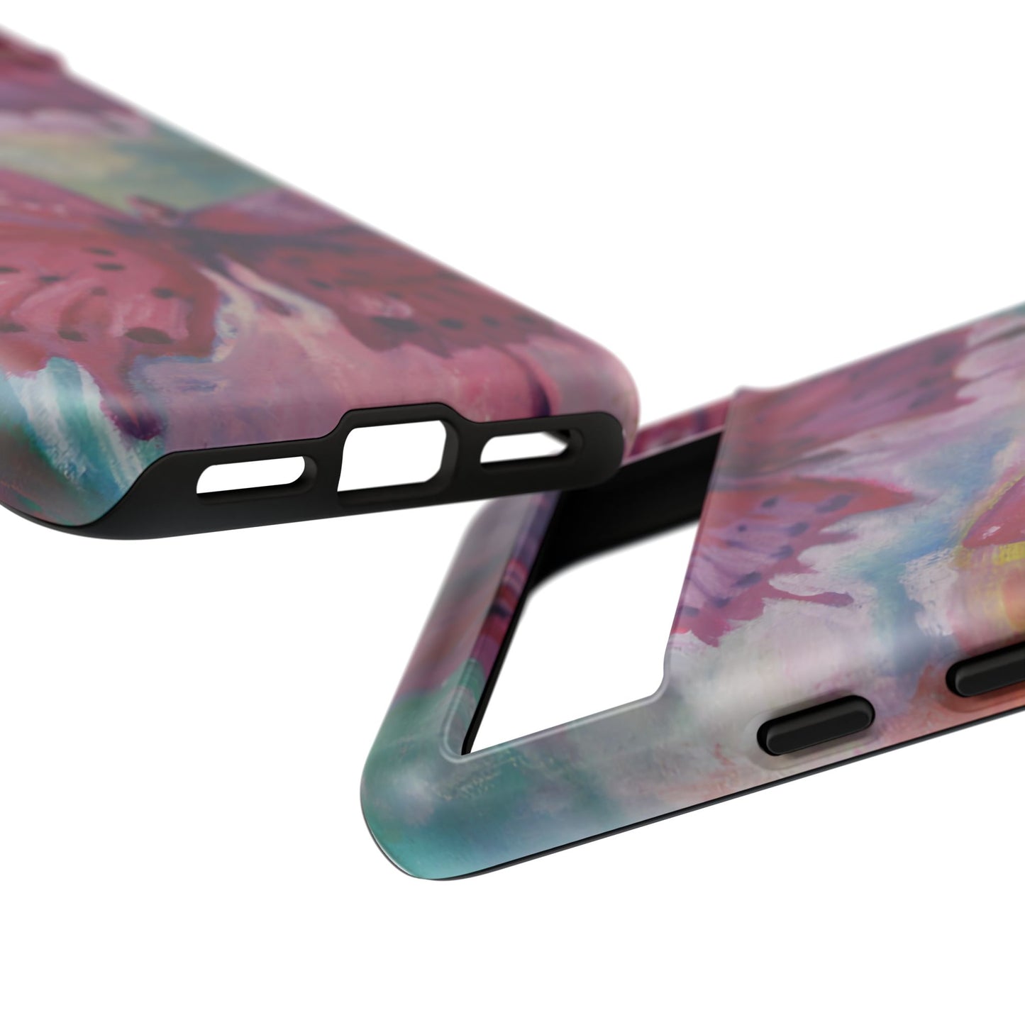 Pink Butterfly Case - Tough Cases, Cute Phone Cover, Nature Lover Gift, Vibrant