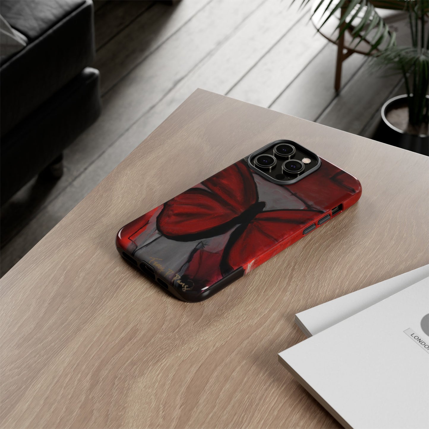 Red Butterfly Phone Case