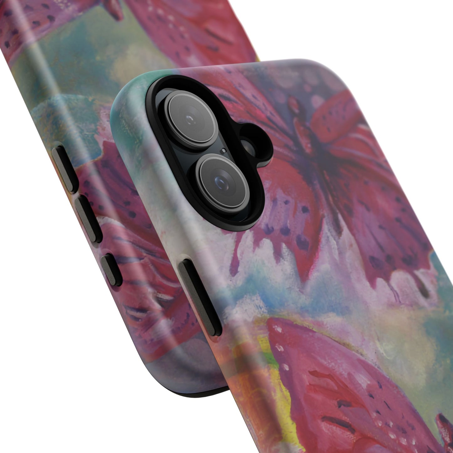 Pink Butterfly Case - Tough Cases, Cute Phone Cover, Nature Lover Gift, Vibrant