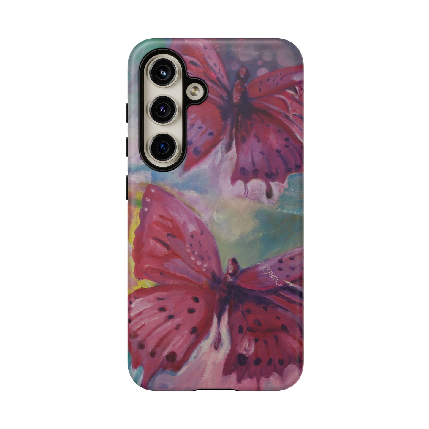 Pink Butterfly Case - Tough Cases, Cute Phone Cover, Nature Lover Gift, Vibrant