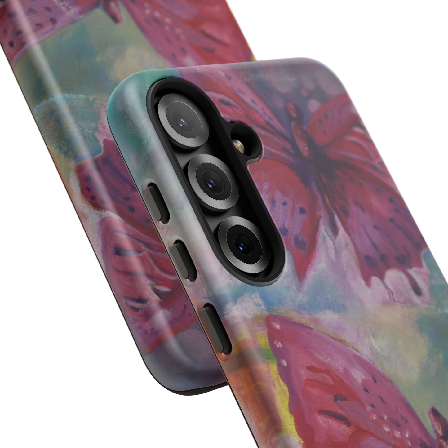 Pink Butterfly Case - Tough Cases, Cute Phone Cover, Nature Lover Gift, Vibrant