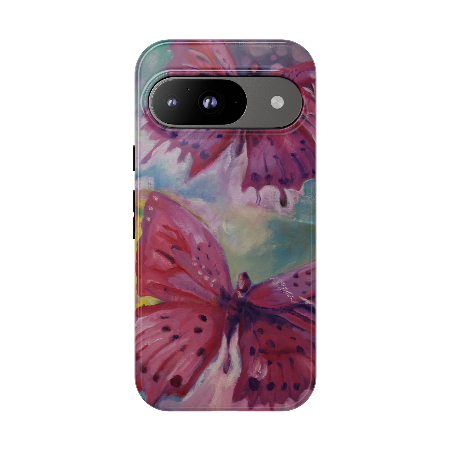 Pink Butterfly Case - Tough Cases, Cute Phone Cover, Nature Lover Gift, Vibrant