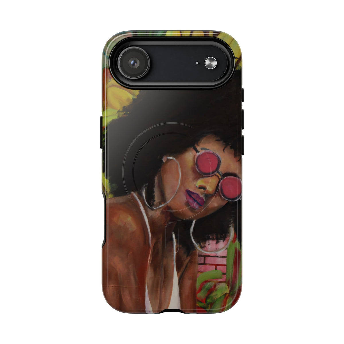 Afro Chic Phone Case — Retro Sunglasses Artwork Tough Magnetic Case
