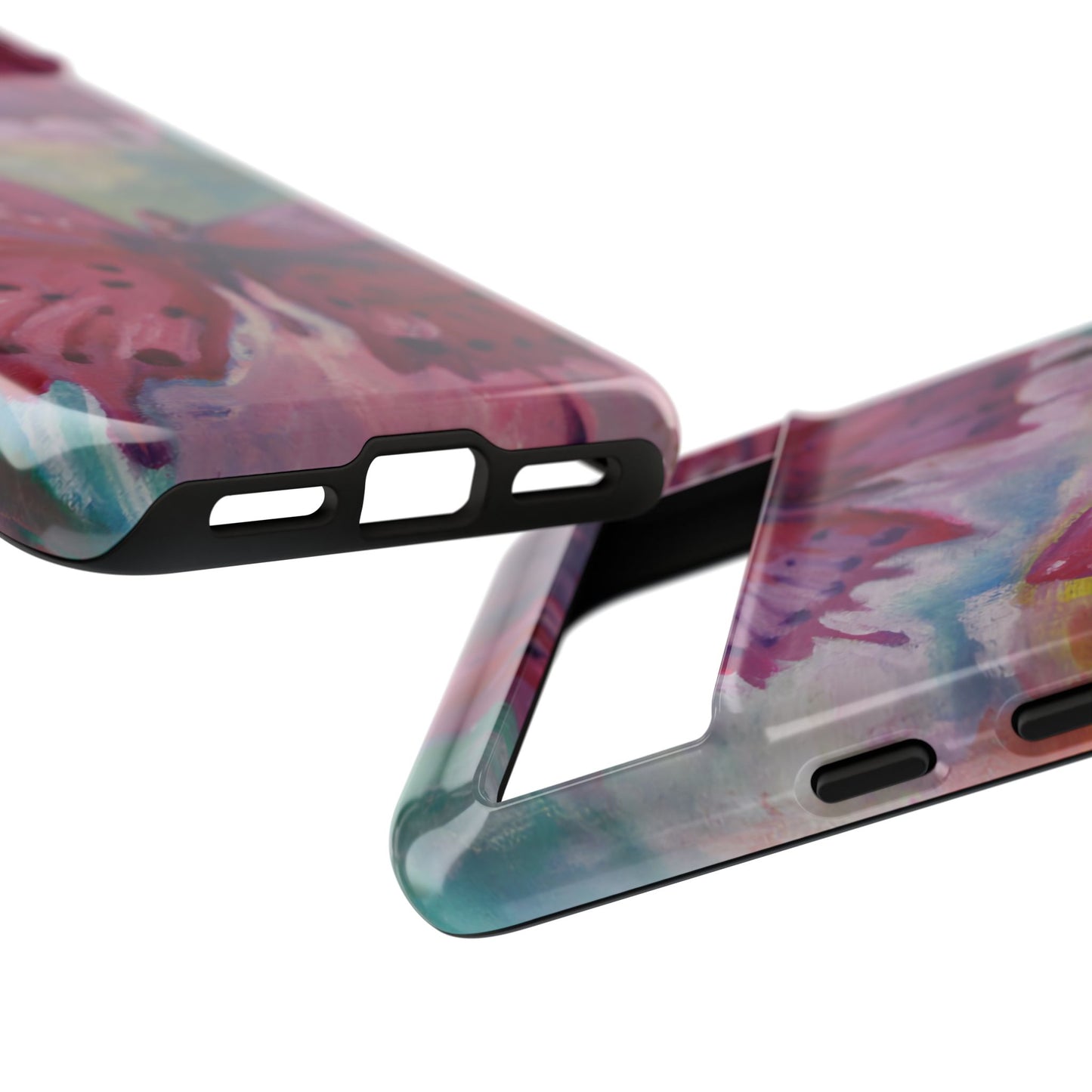 Pink Butterfly Case - Tough Cases, Cute Phone Cover, Nature Lover Gift, Vibrant