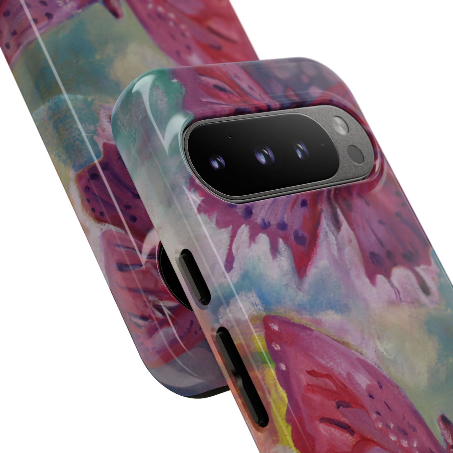 Pink Butterfly Case - Tough Cases, Cute Phone Cover, Nature Lover Gift, Vibrant