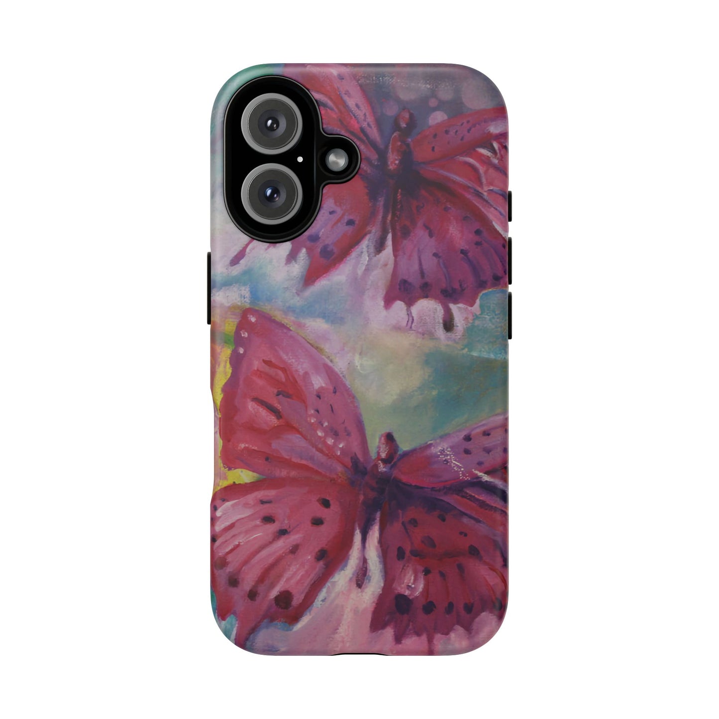 Pink Butterfly Case - Tough Cases, Cute Phone Cover, Nature Lover Gift, Vibrant