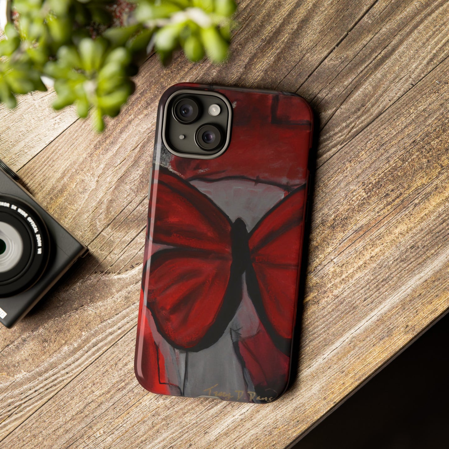 Red Butterfly Phone Case