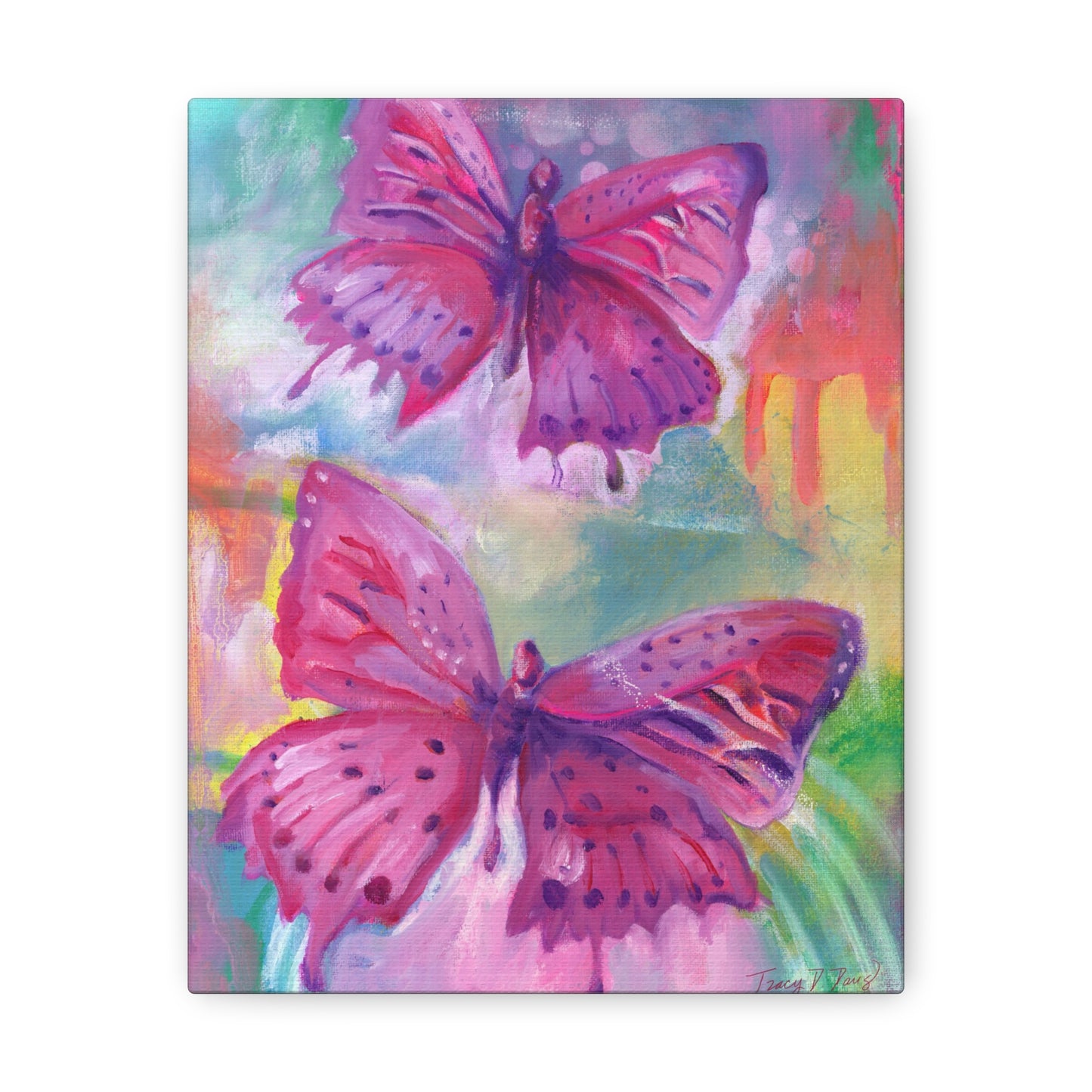 Pink Butterfly Print