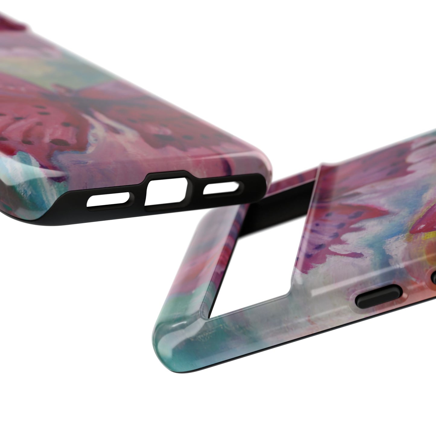 Pink Butterfly Case - Tough Cases, Cute Phone Cover, Nature Lover Gift, Vibrant