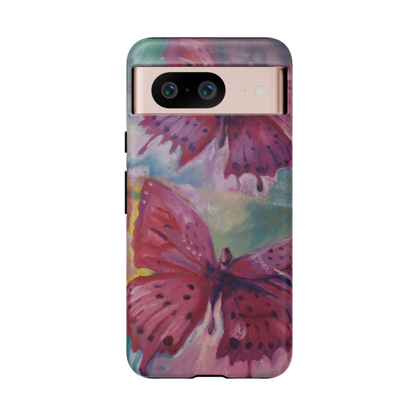 Pink Butterfly Case - Tough Cases, Cute Phone Cover, Nature Lover Gift, Vibrant