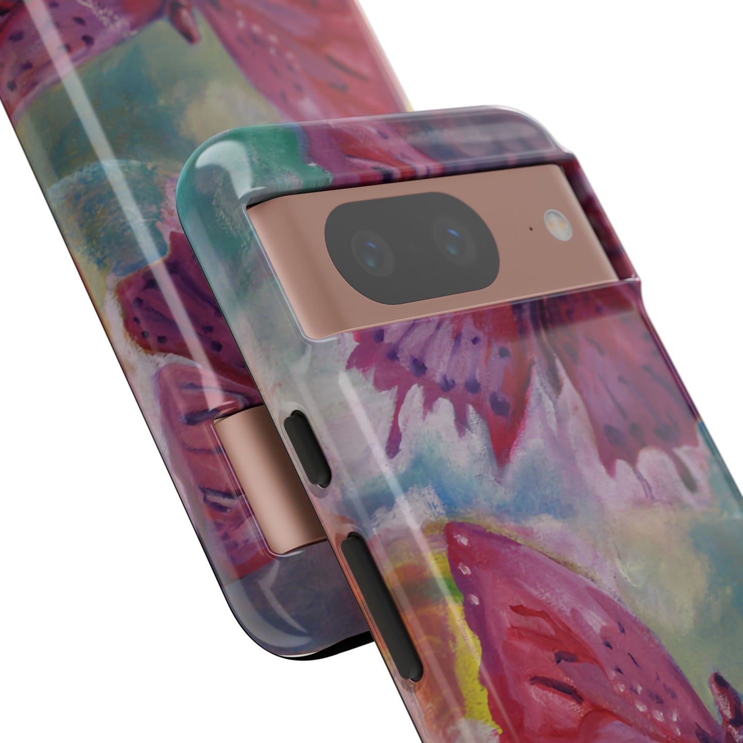 Pink Butterfly Case - Tough Cases, Cute Phone Cover, Nature Lover Gift, Vibrant