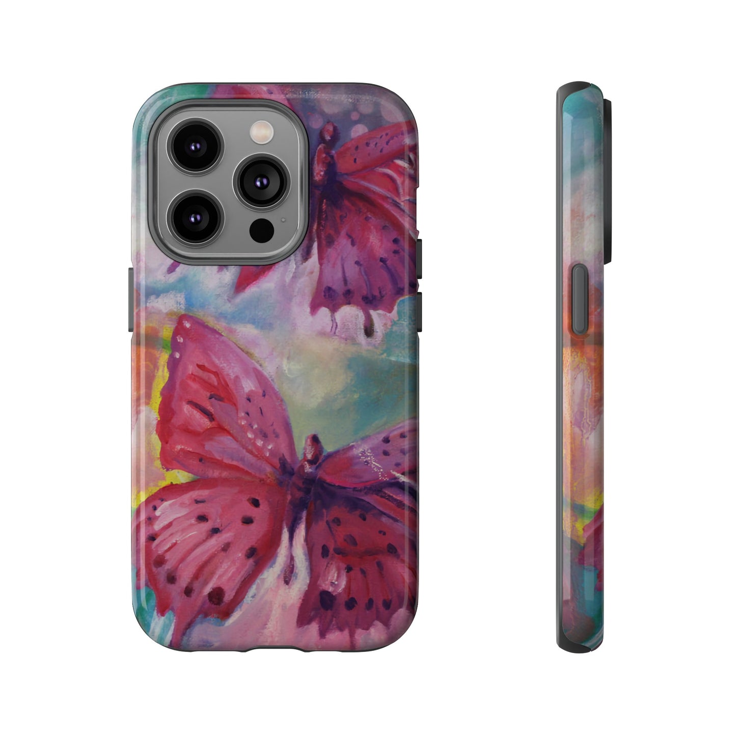 Pink Butterfly Case