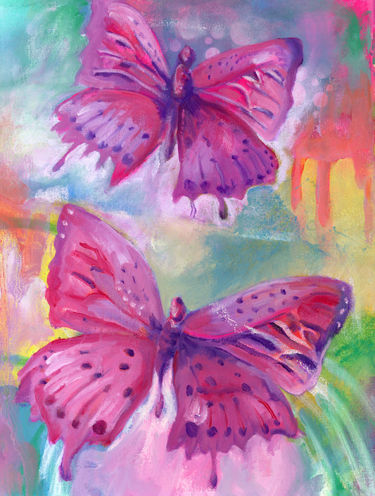 Pink butterfly